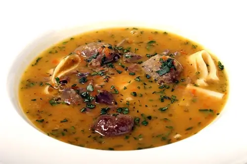 Recipe - Goose Broth with Liver Dumplings