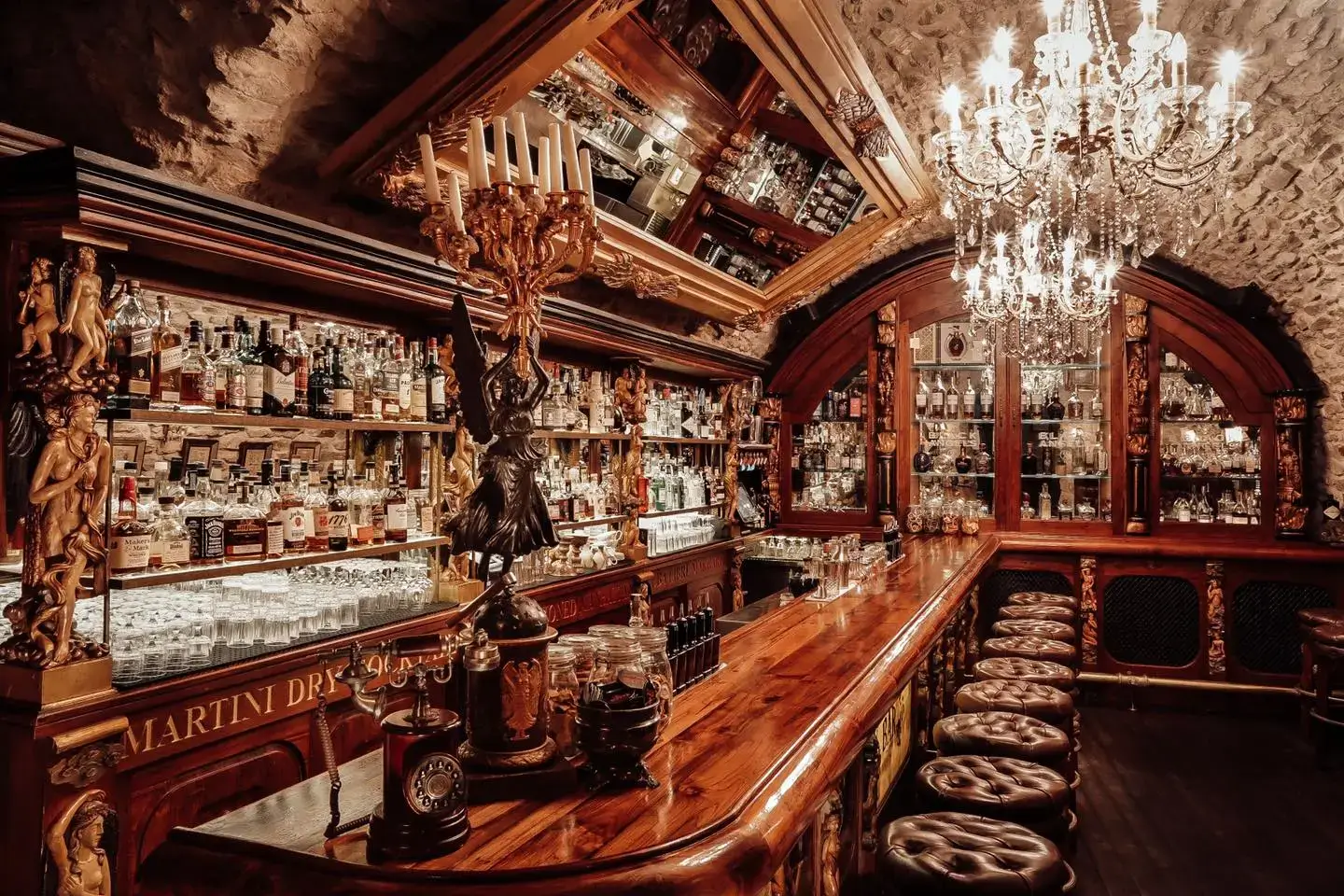 Black Angel's Bar, one of the 10 best hotel bars in the world.