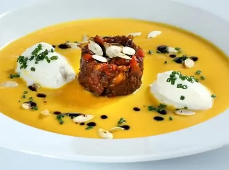 Recipe - Pumpkin Soup with Game Ragout