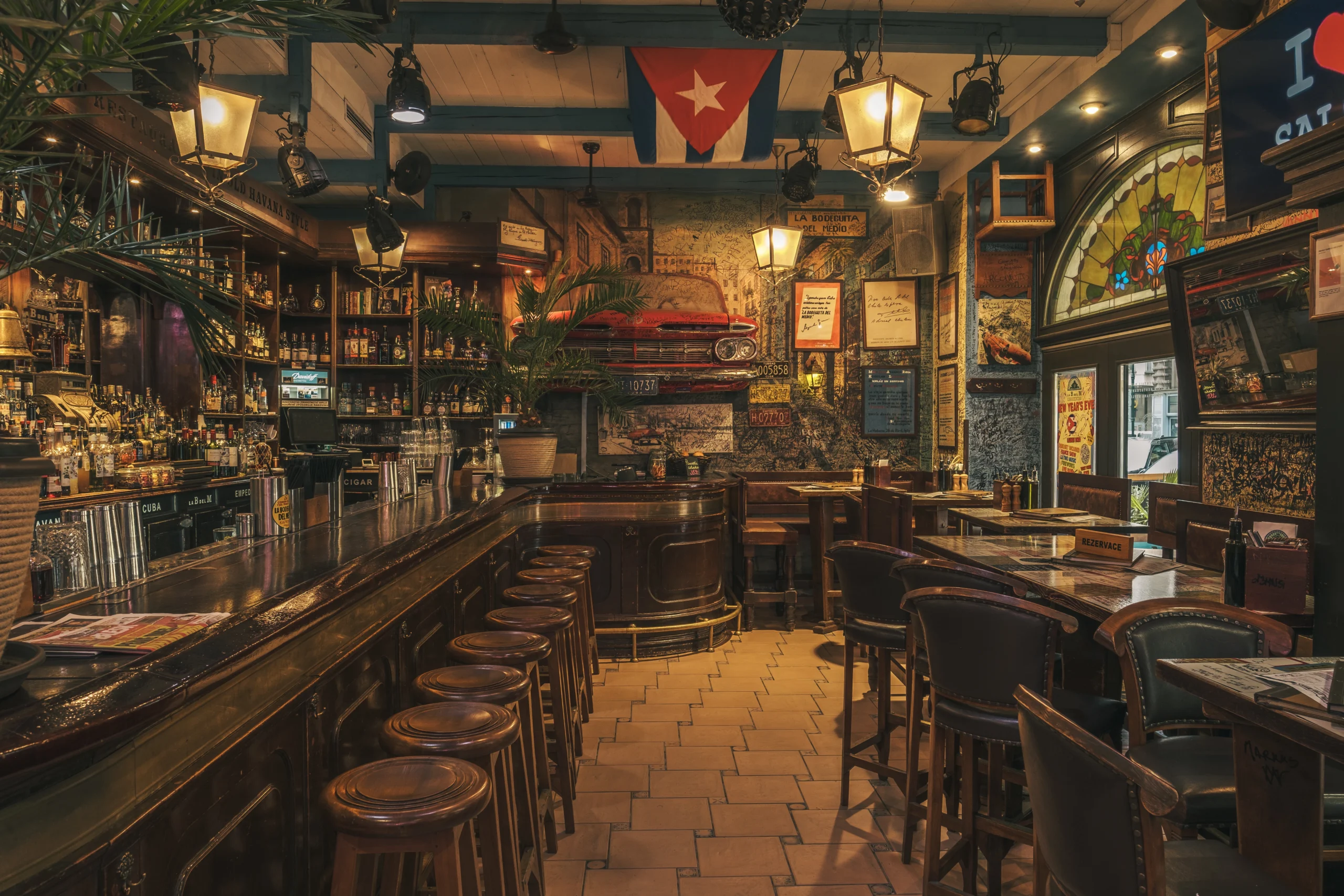 La Bodeguita del Medio, Cuban bar in Prague.