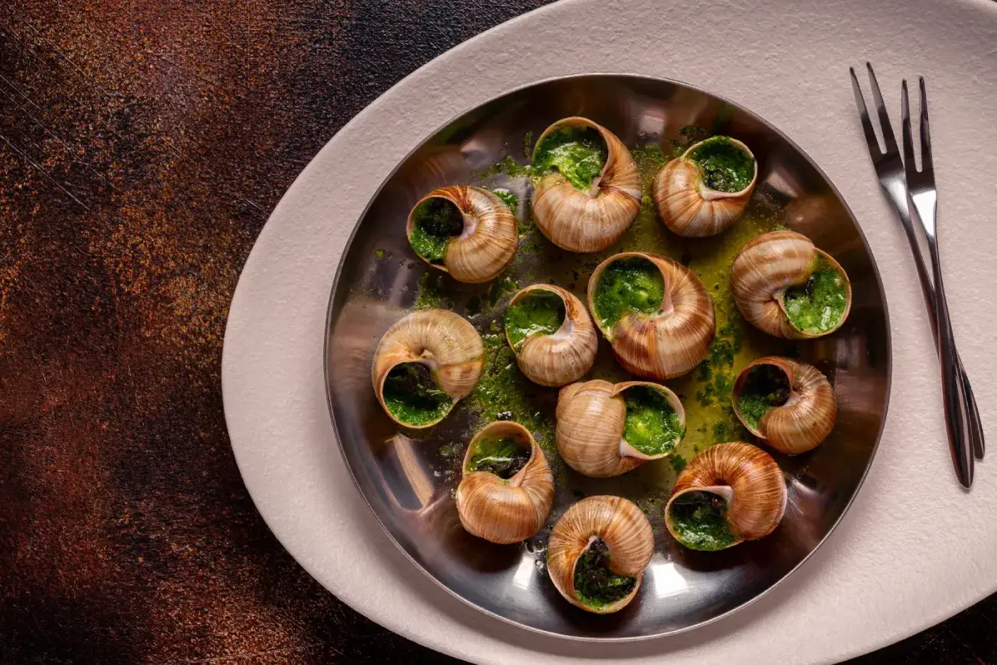 Snails at recommended restaurants in Prague