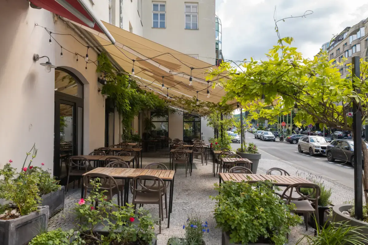 Zahrádka restaurace La Gare