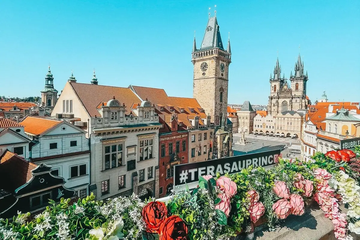 Terasa U Prince - Střešní Bar & Grill s vyhlídkou