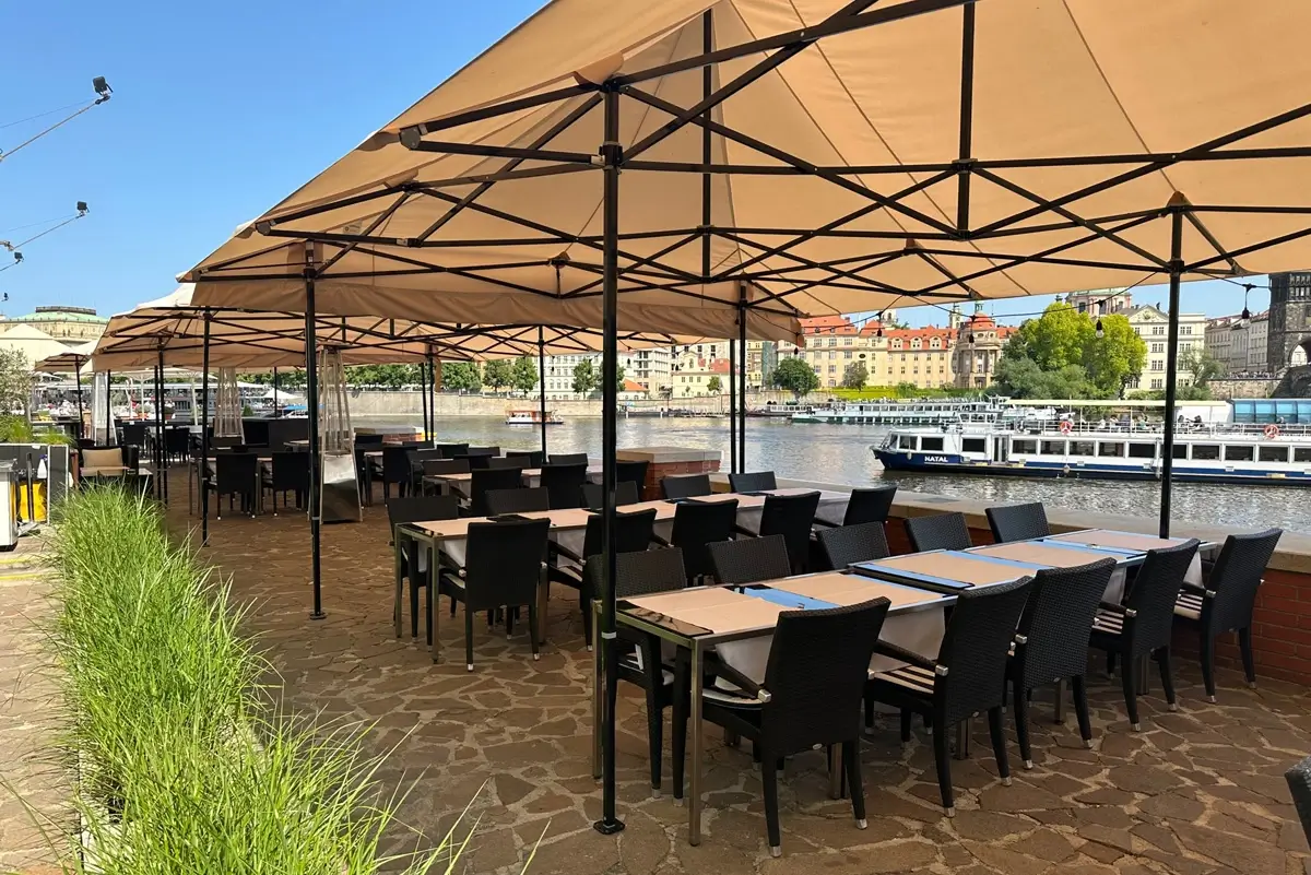 Restaurace se zahrádkou v Praze